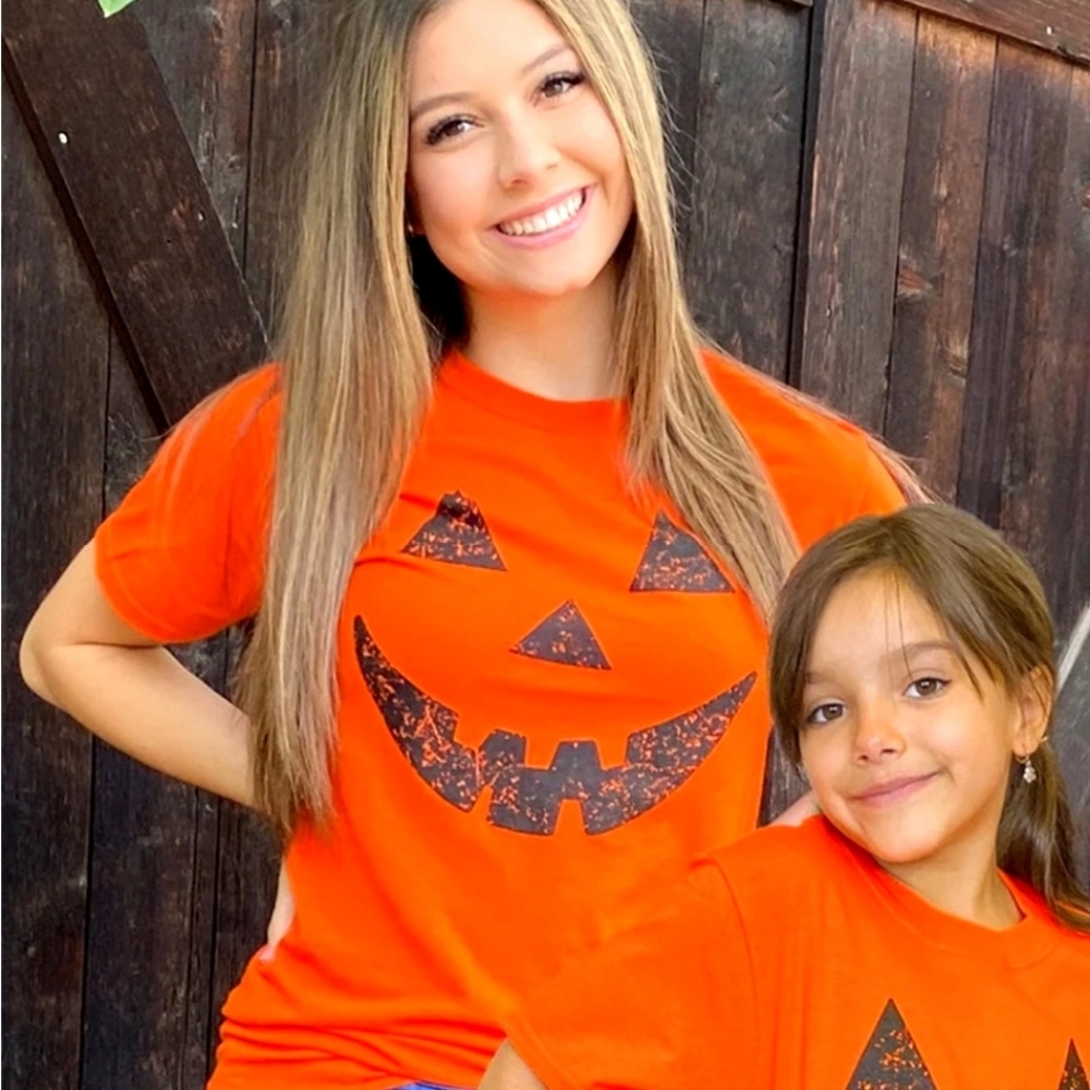 NEW Halloween Jack O Lantern Tee